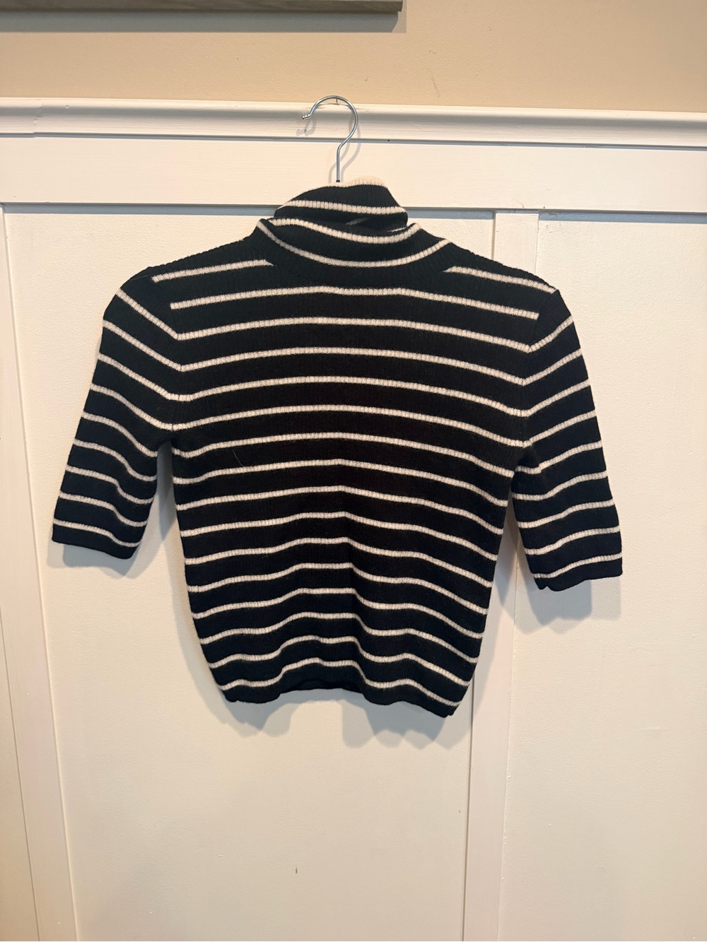 NWOT Madewell Ribbed Turtleneck Tee in Merino Wool